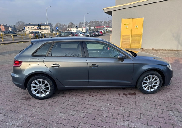 Audi A3 cena 39999 przebieg: 149000, rok produkcji 2013 z Biała małe 106